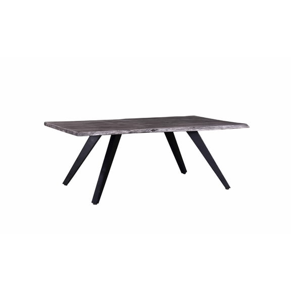 Primo International 51219 Jett Rustic Coffee Table, Gray & Black