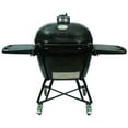 thumbnail image 1 of Primo L Oval Ceramic Charcoal All-In-One Kamado Grill Head on Wheeled Cradle, 1 of 3