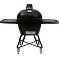 thumbnail image 1 of Primo All-In-One Oval Large 300 Ceramic Kamado Grill With Cradle, Side Shelves, And Stainless Steel Grates - PGCLGC, 1 of 2
