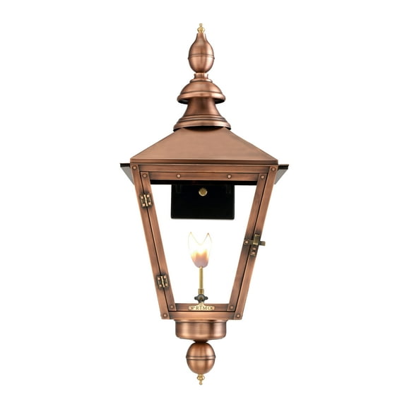 Primo Lanterns Ct-35G Charleston 33" Wide Outdoor Wall-Mounted Lantern Natural G - Copper