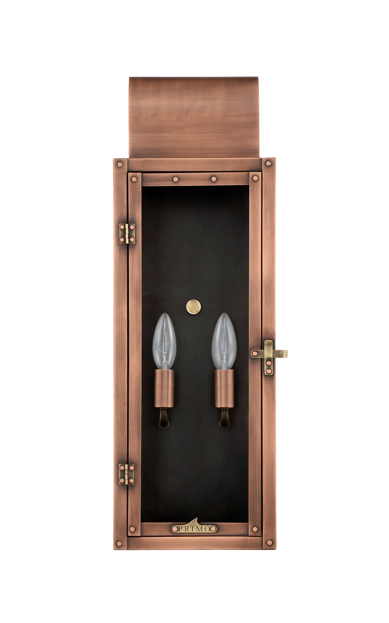 Lafayette Aged Copper 2-Light Outdoor Lantern Sconce