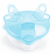 Primo Passi Baby Formula Dispenser with 3 Compartments, Travel Powder Container, Blue