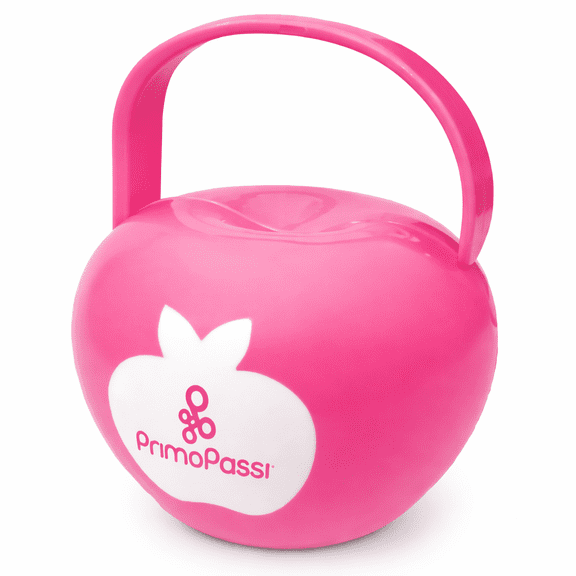 Primo Passi Pacifier Case with Clip, Baby Pacifier Holder, Pink