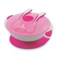 thumbnail image 1 of Primo Passi Suction Bowl Feeding Set, Pink, 1 of 7