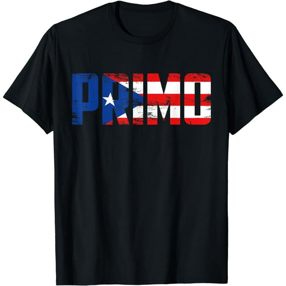 Primo Puerto Rico Flag Pride Fathers Day Puerto Rican Men T-Shirt