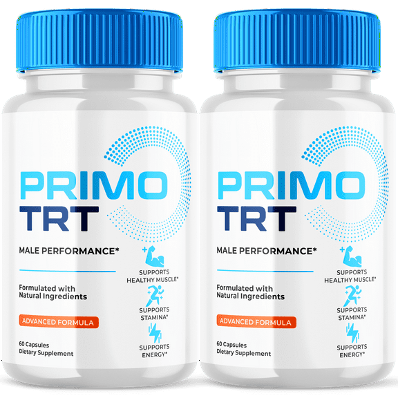 Primo TRT Capsules for Men Advanced Formula Support Supplement 120 Capsules