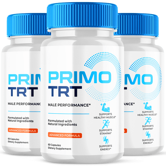Primo TRT Capsules for Men Advanced Formula Support Supplement 180 Capsules
