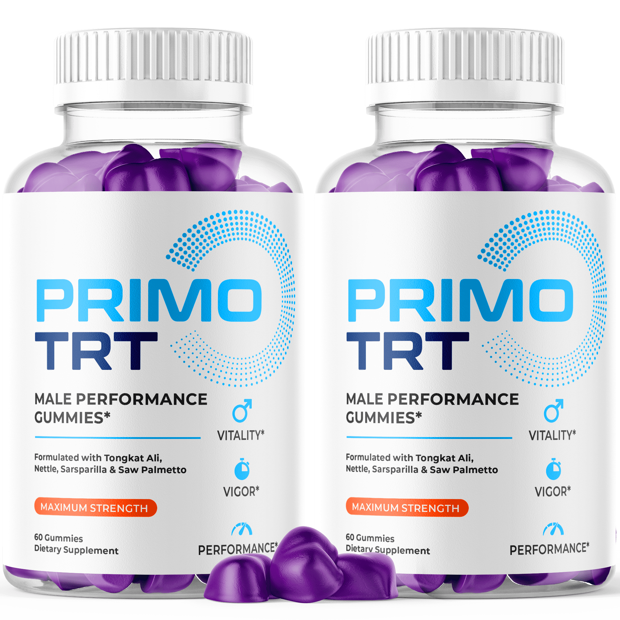 Primo TRT Gummies Advanced Formula Fitness Support Supplement 120 Gummies