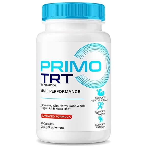 Primo TRT Pills PrimoTRT ME Support Formula with a Clean, Natural Blend | Just 2 Easy-to-Swallow Capsules for Daily Wellness (60 Capsules)