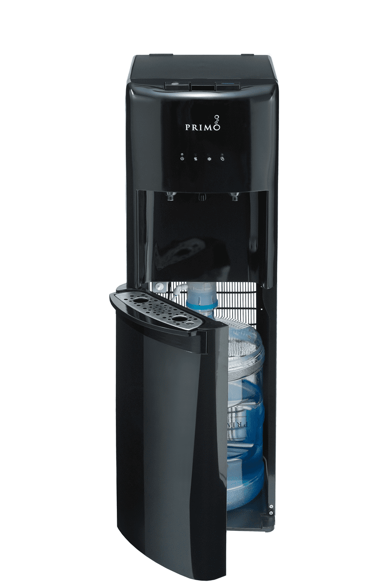 Primo Deluxe Freestanding Water Dispenser with Pet Station - Black