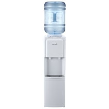Primo® Water Dispenser Top Loading 36" Height, Hot and Cold Temperature, White 3 or 5 Gallon