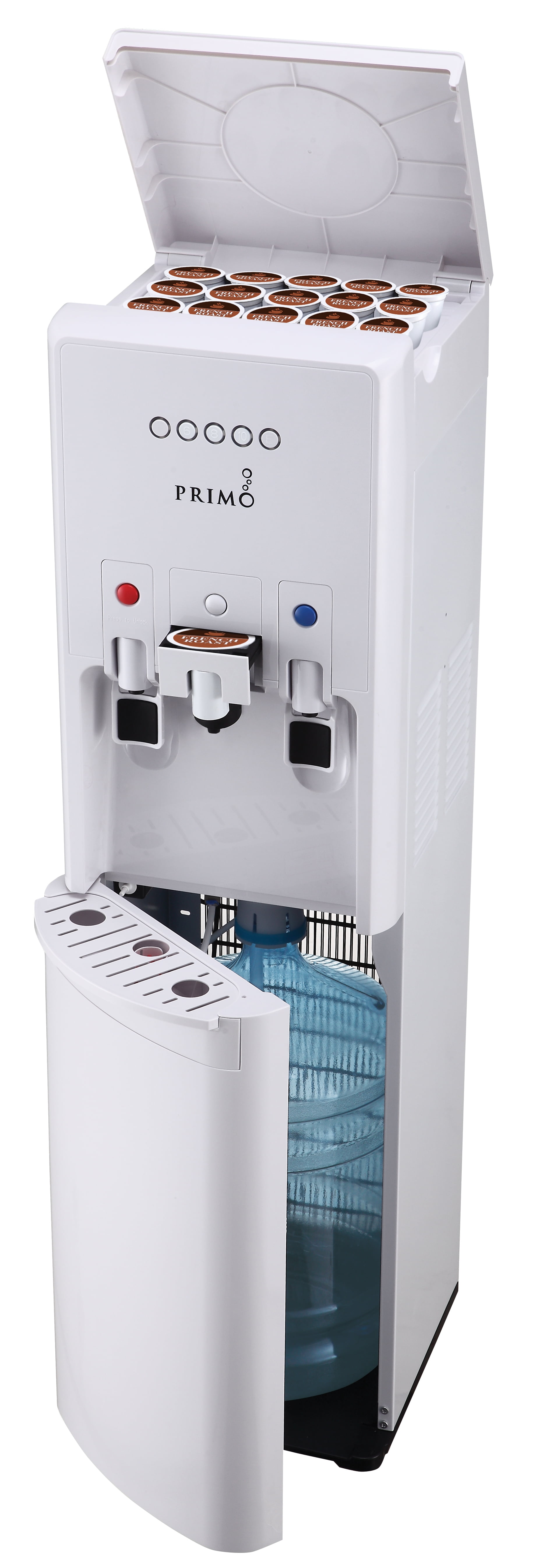 Primo hTRIO Coffee K-Cup Water Dispenser Bottom Loading, Hot/Cold, White
