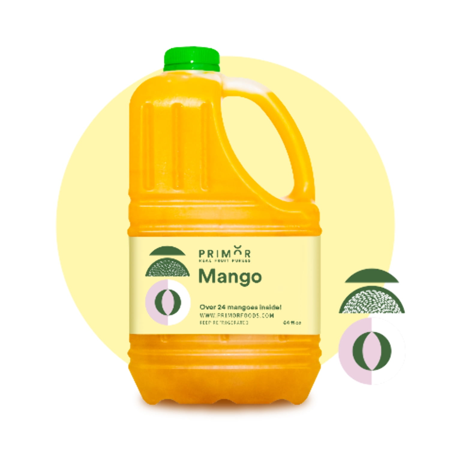 Primor Fruit Purees | Made with Real Fruit | Countless Applications: Juices, Smoothies, Cocktails, Desserts, and More