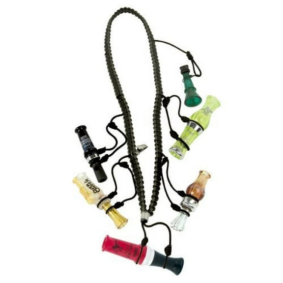 Primos 69628 Waterfowler's Call Lanyard Nylon Black