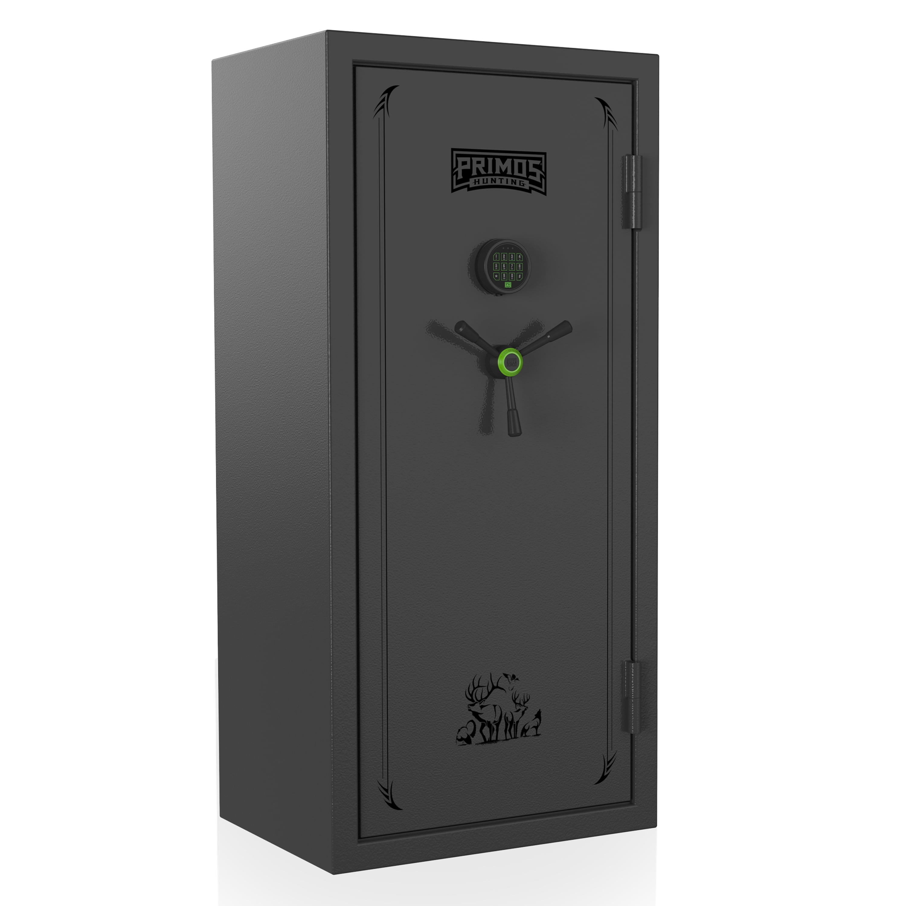 Primos Hunting 30-Gun Fire Safe with Electronic Lock for Rifle Storage 9.8 Cu. ft., Gray, New