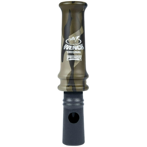 Primos Wench Double-Reed Duck Call, Polycarbonate, Mossy Oak Original BottomLand with Tuning Hole  PS821
