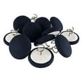 thumbnail image 1 of Primpins Upholstery Tacks - Fabric Covered Button Twist Pins - For Bed Skirts, Slipcovers, Armchair Caddies, Headliners (Set of 12, Navy), 1 of 5