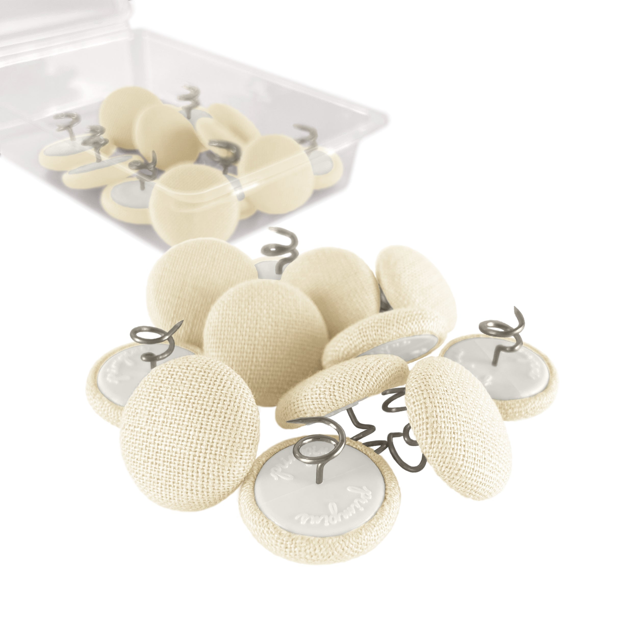 Primpins Upholstery Tacks Fabric Covered Button Twist Pins For Bed