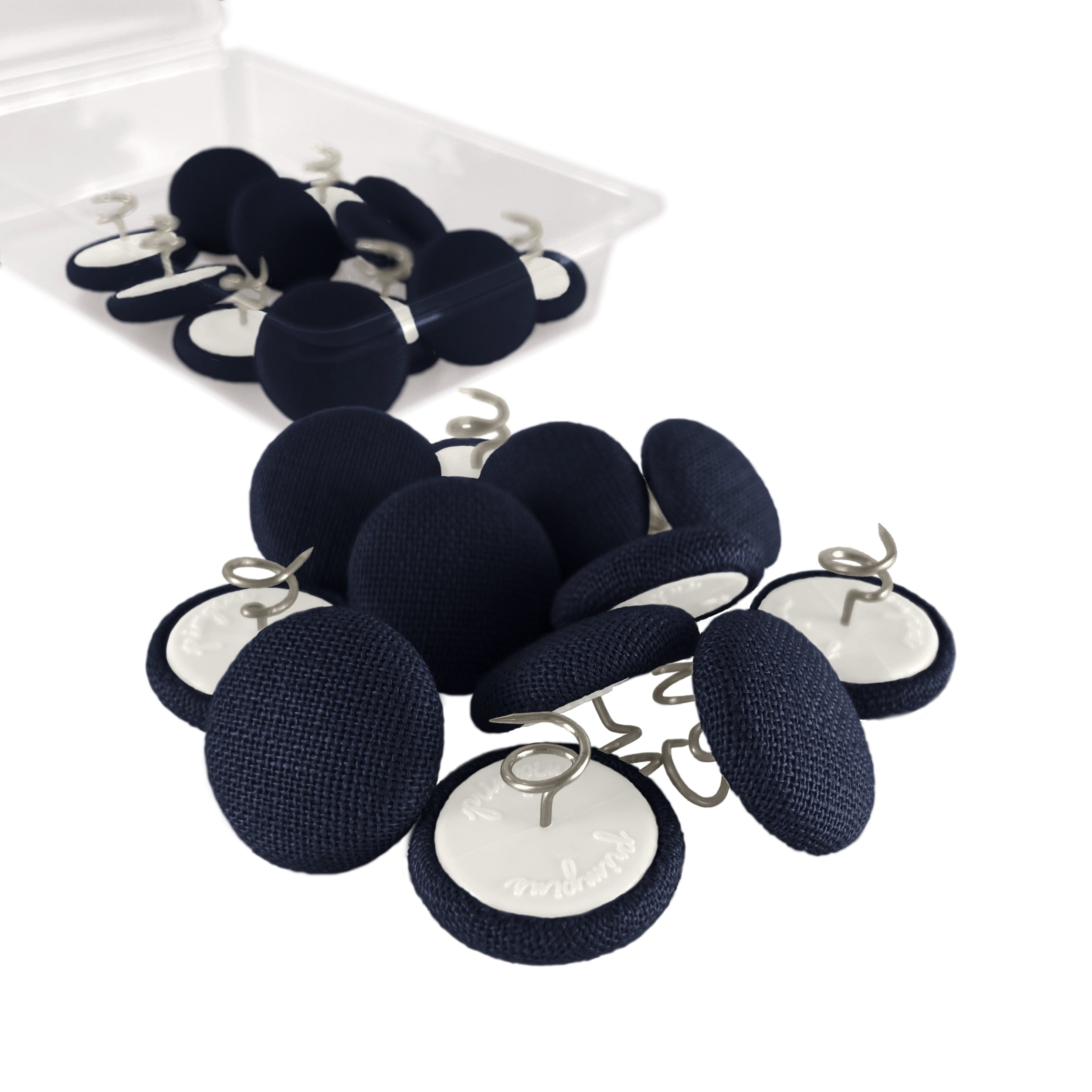 Primpins Upholstery Tacks Fabric Covered Button Twist Pins For Bed Skirts, Slipcovers