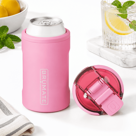 Primrose 2-in-1 12oz Insulated Can Cooler and Tumbler with BevLock Lid