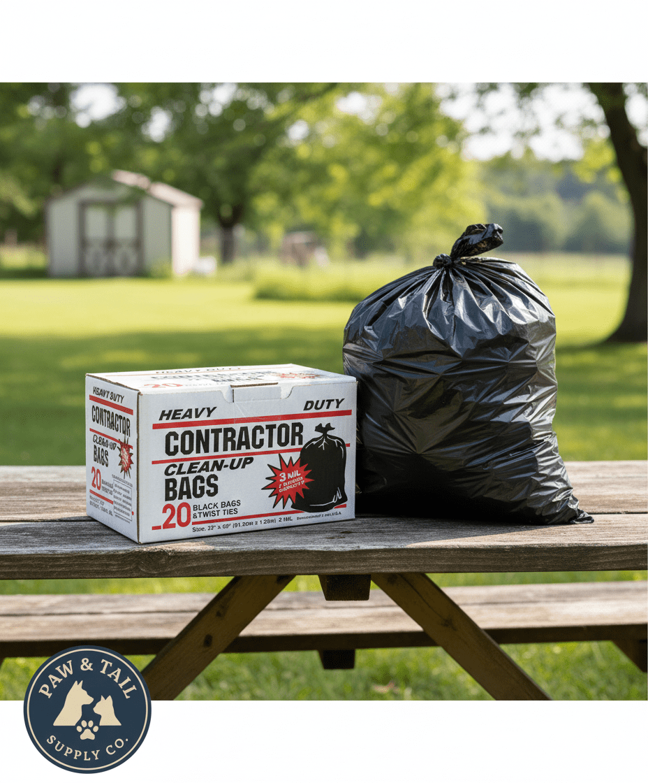 Primrose Plastics, Contractor Trash Bags, 42 Gallon, Heavy Duty