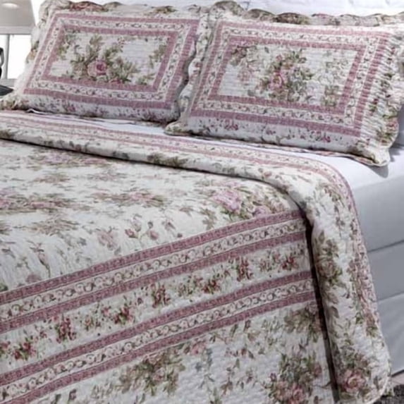 Patch Magic Primrose Garden 3 Piece Quilt Set