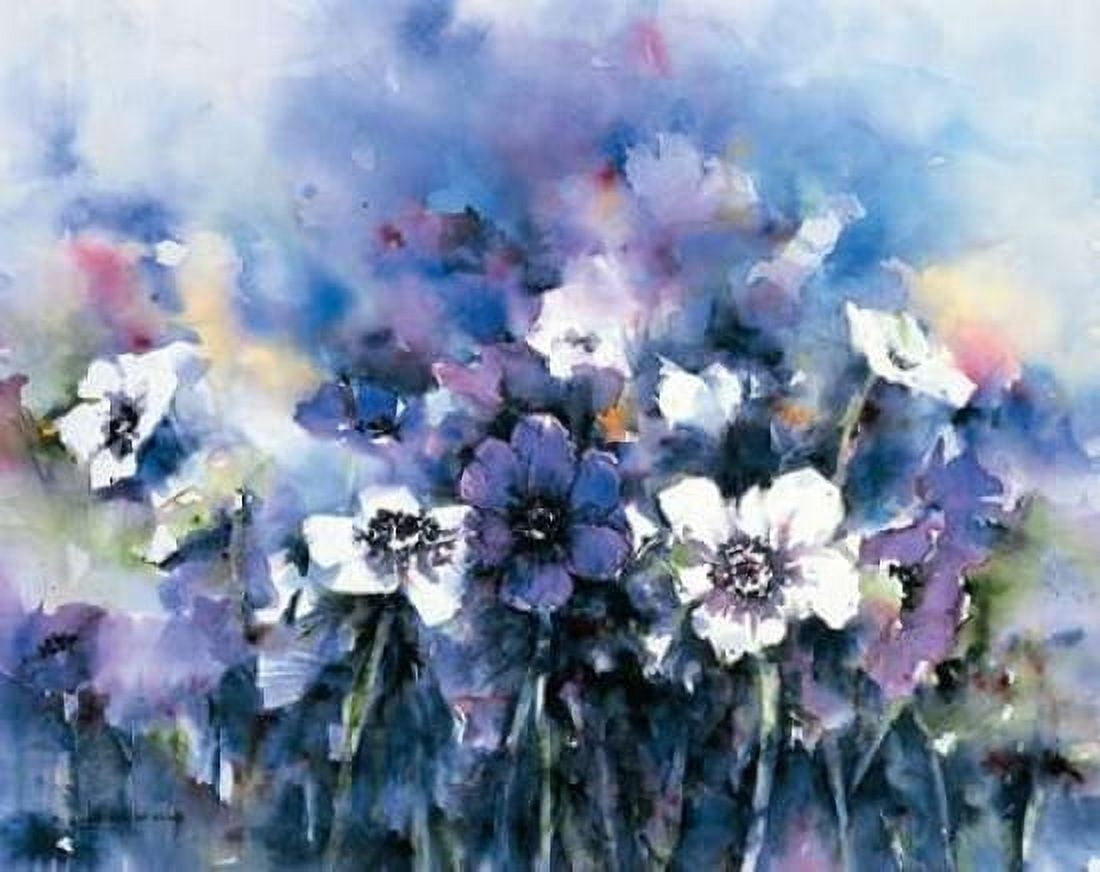 Primroses Canvas Art - Klaske Kalsbeek-Vlasma (24 x 30)