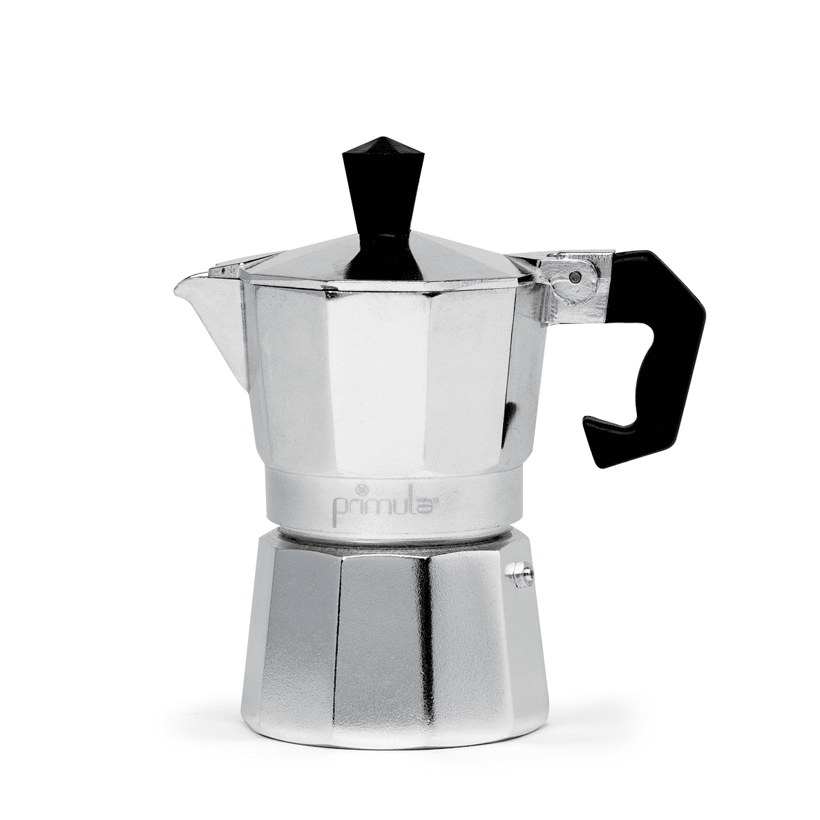 Primula Espresso Maker, Aluminum, Black, 6 Cup