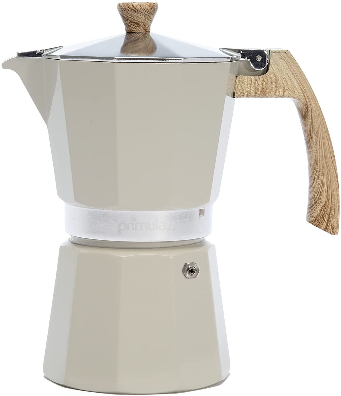  Primula Classic Stovetop Espresso and Coffee Maker, Moka Pot  for Italian and Cuban Café Brewing, Greca Coffee Maker, Cafeteras, 3  Espresso Cups, Silver: Stovetop Espresso Pots: Home & Kitchen