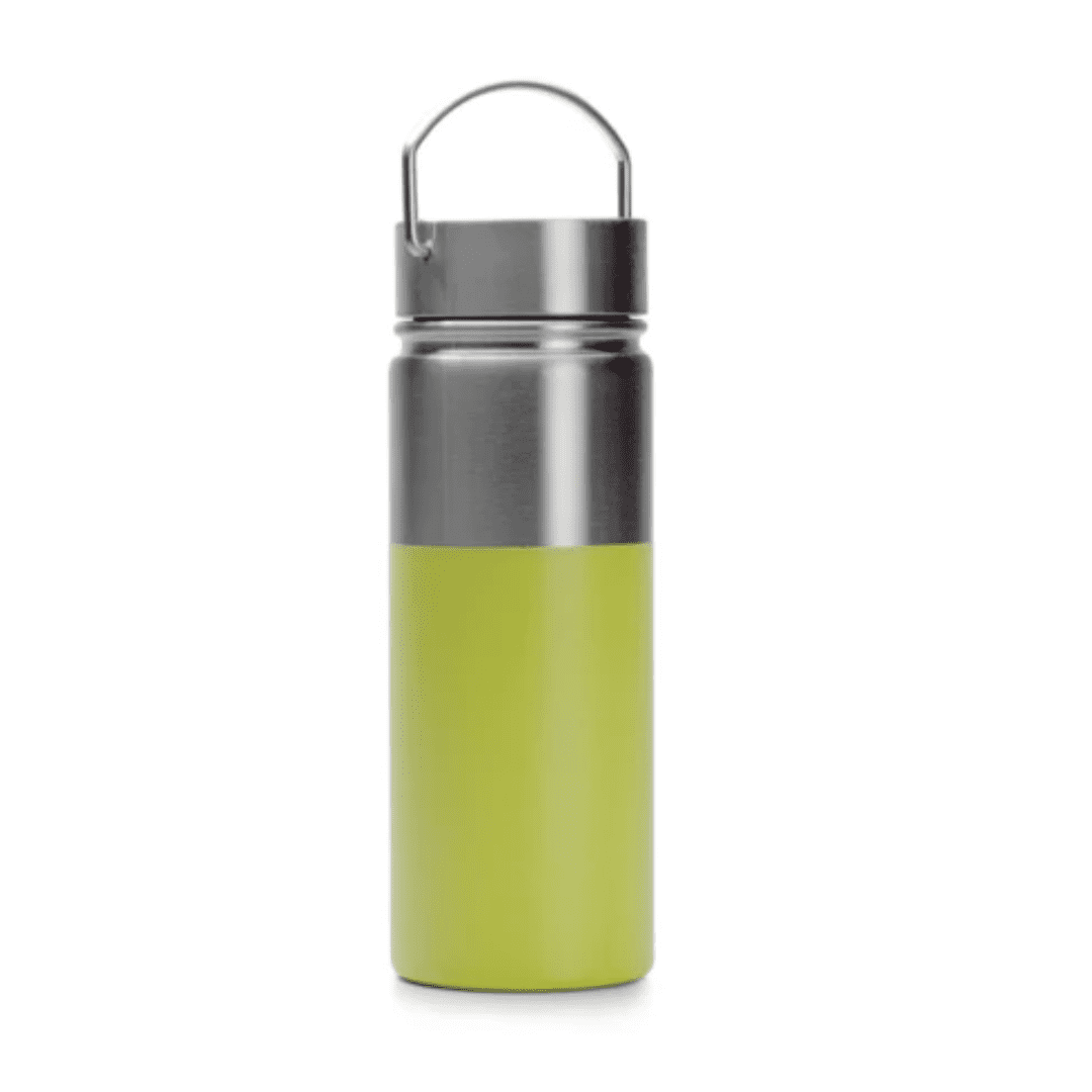 Primula Discovery Double Wall Vacuum Sealed Stainless Steel Thermos Bottle,  17 Oz., Chartreuse 