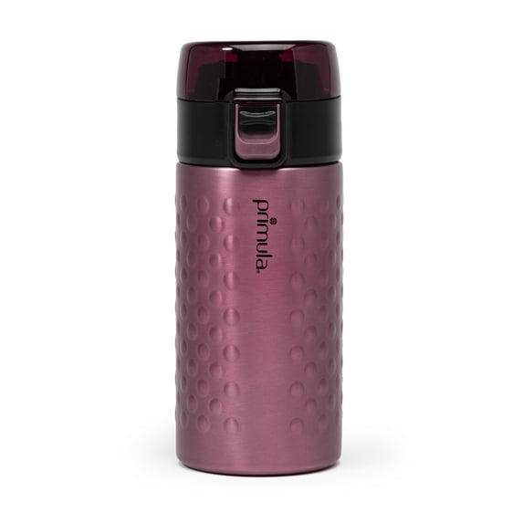 Primula Hamilton Tumbler 12 Ounce Stainless Steel Vacuum Insulated Tumbler, Thermos, Purple