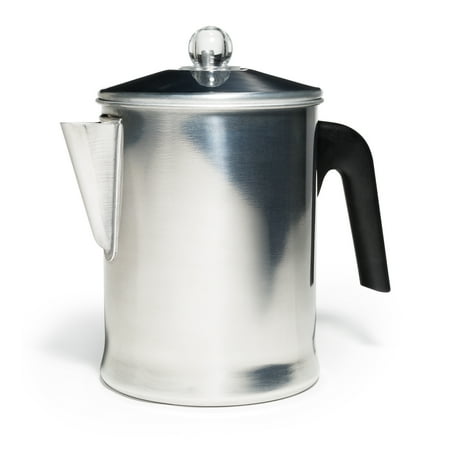 Primula Today Durable Aluminum Stove Top Percolator Maker Durable, Brew Coffee On Stovetop