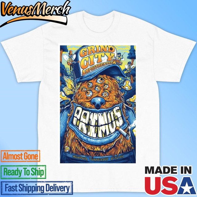 Primus Aug 20 2024 Grind City Amphitheater Memphis Tn Shirt