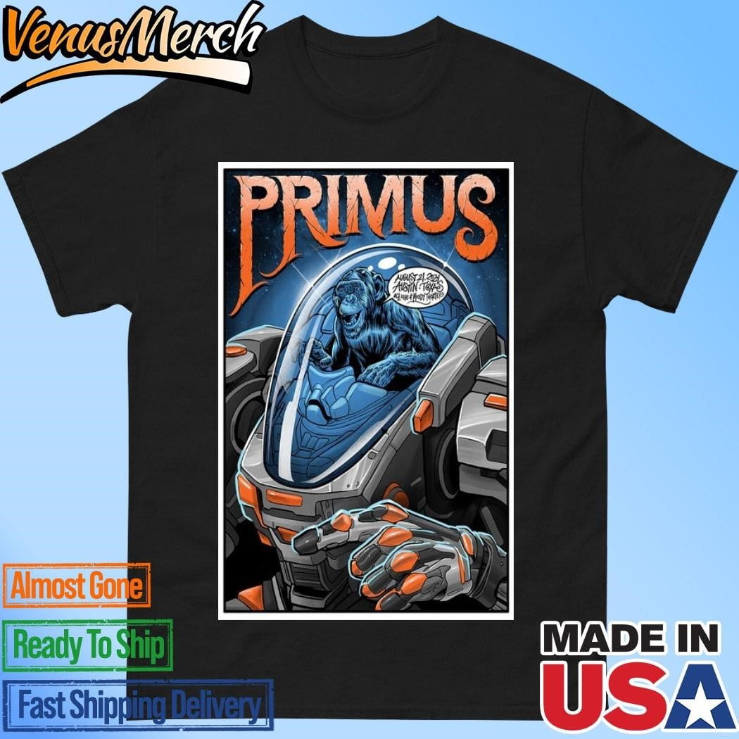 Primus Austin Acl Live At The Moody Theater August 21 2024 Poster Shirt