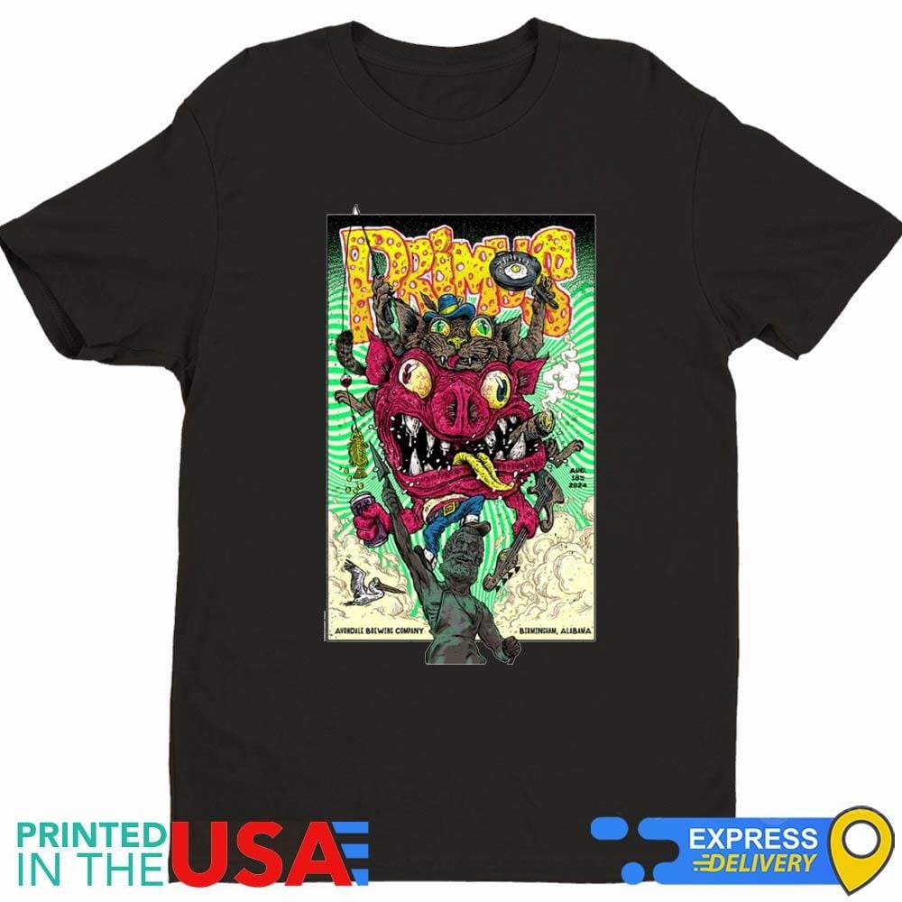 Primus Birmingham Al August 18 2024 Shirt