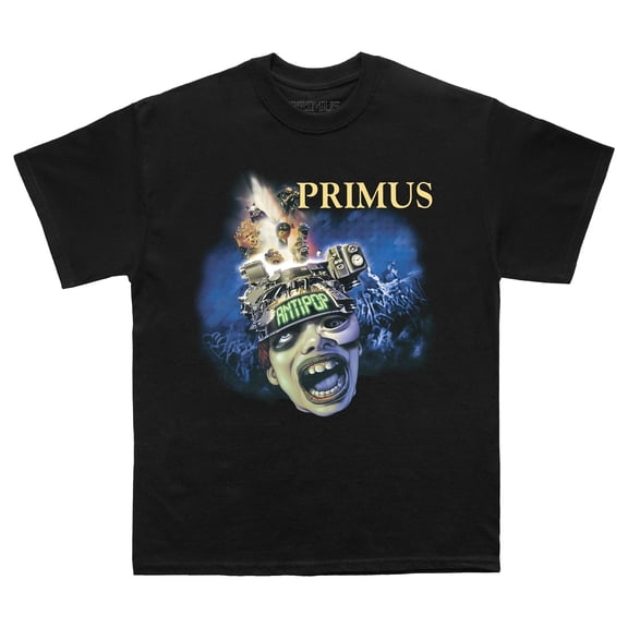 Primus Men's Antipop T-Shirt Black Large | Officially Licensed Merchandise