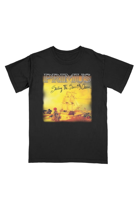 Primus Men's Sea of Cheese Logo T-Shirt Small | Officially Licensed