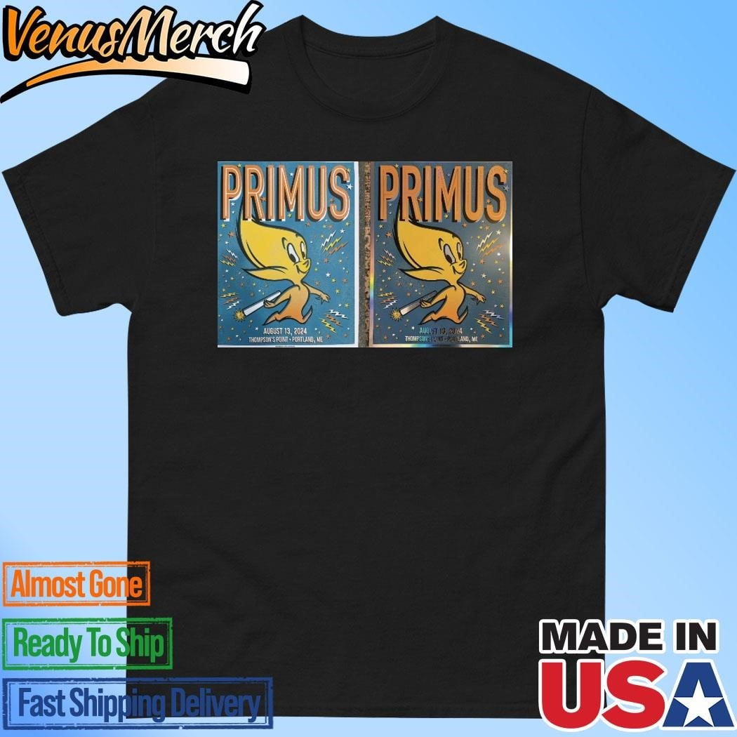 Primus Portland Me Aug 13 2024 Thompson's Point Poster Shirt