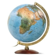 Primus Relief Globe, 12-inch Diameter, Illuminated, Raised Relief