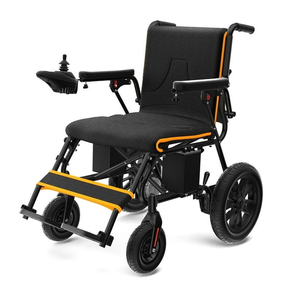 Primy Electric Wheelchairs for Adults, Foldable Motorized Wheelchair for Seniors, 20 Miles Longer Travel Range, All Terrain Portable Power Wheelchair, 350 Lbs Capacity