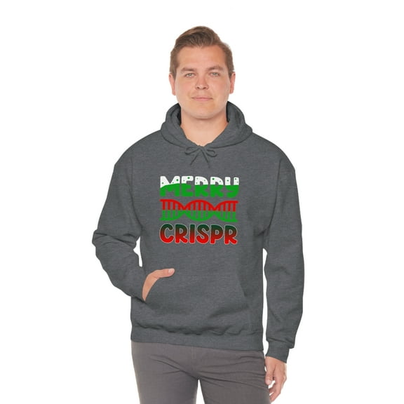 PrinTastic Merry Crispr Gene Editing Unisex Heavy Blend Hooded Sweatshirt