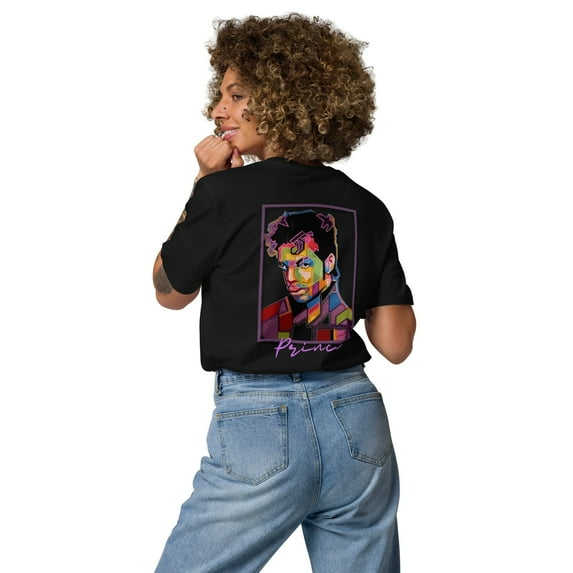 Prince Abstract by T. Donovan Unisex Organic Cotton T-Shirt