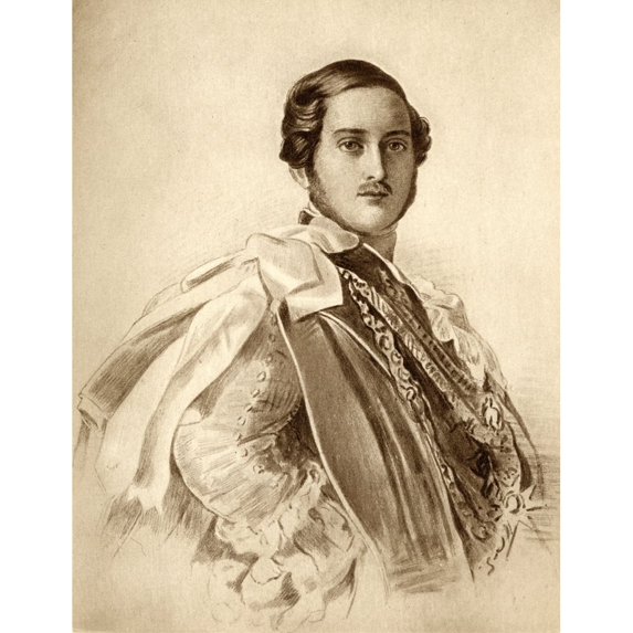 Prince Albert Prince Consort 1819-1861. From A Portrait By Dalton After F.