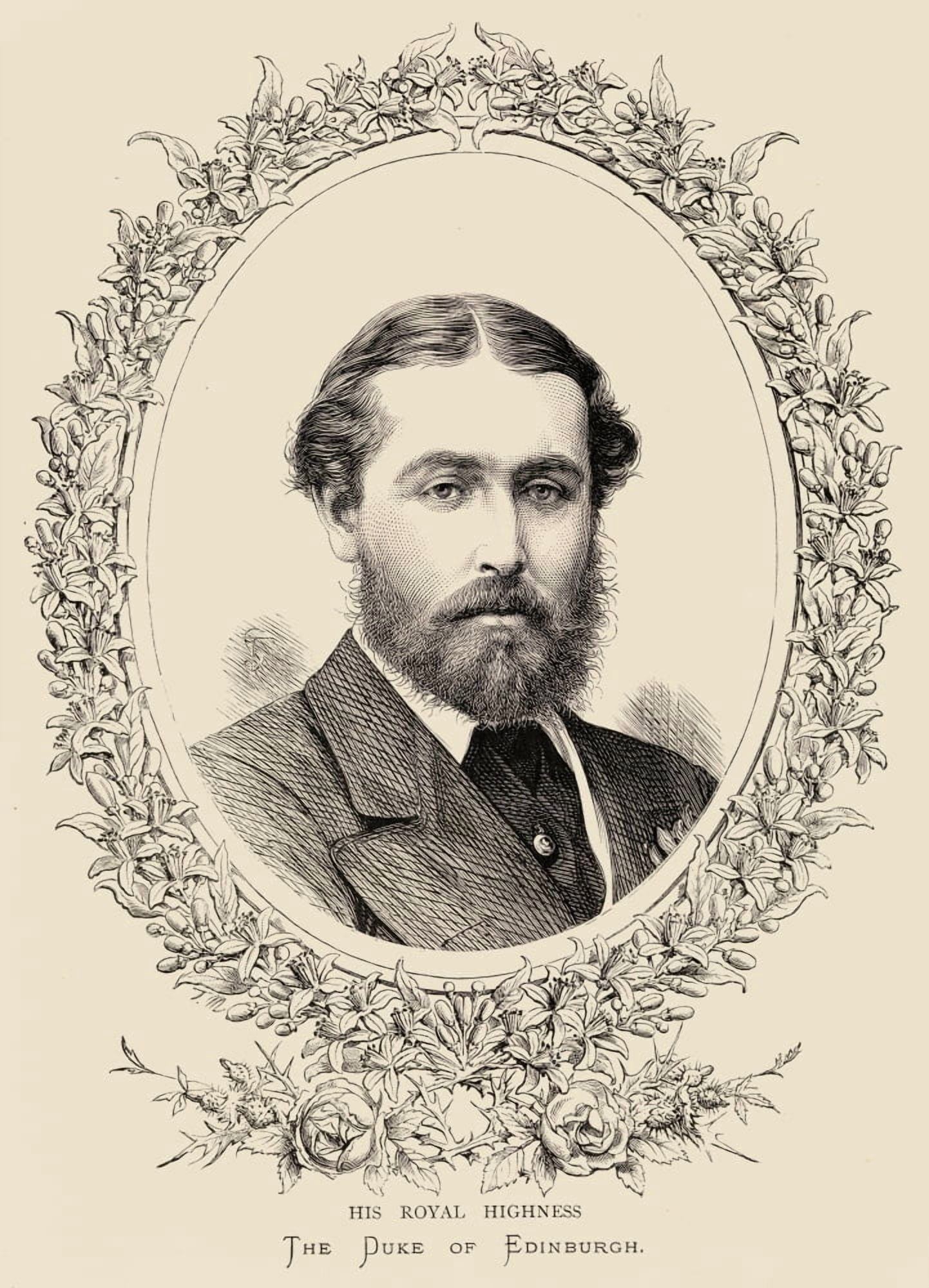 Prince Alfred Duke Of Edinburgh And Saxe-Coburg Gotha 1844 -1900 Canvas Art - Ken Welsh Design Pics (13 x 18)