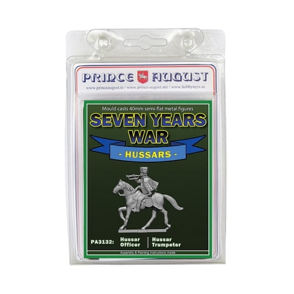 Prince August Hussar Officer & Trumpeter Moulds New