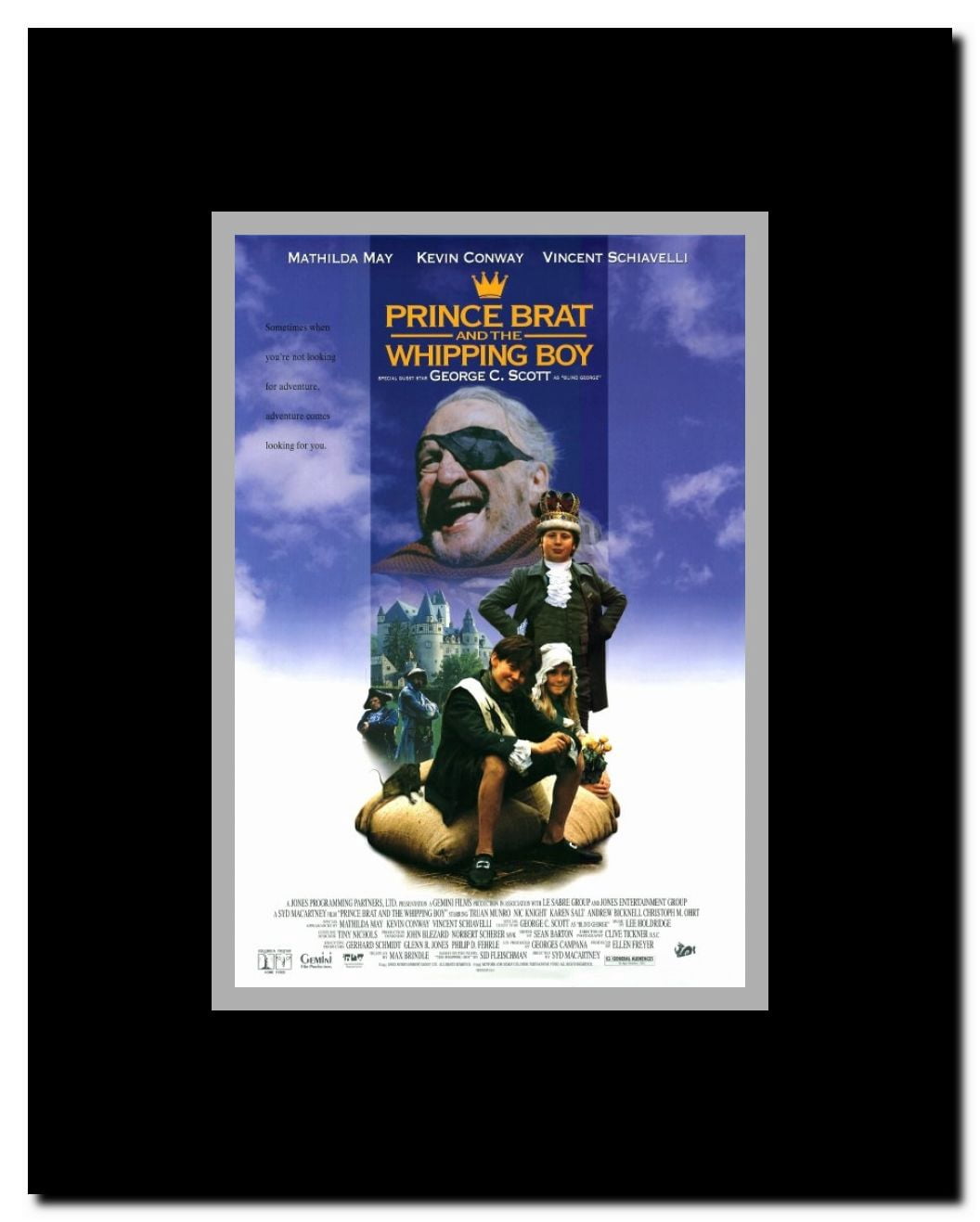 Prince Brat and the Whipping Boy Framed Movie Poster