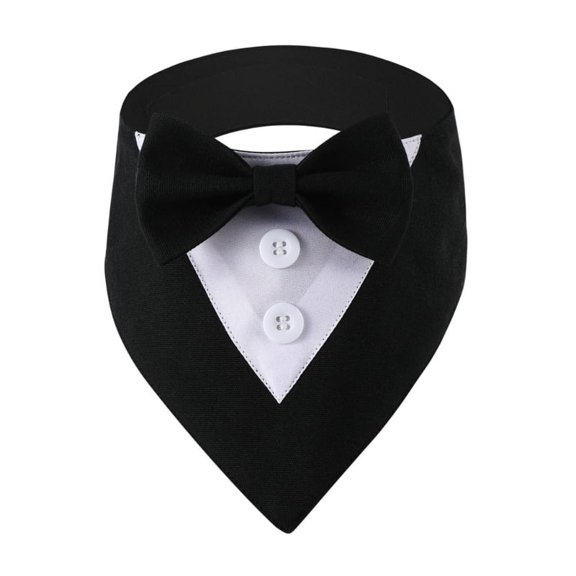 Prince Collar Cat Pet Necklace Dog Pet Suit Decors Bow Tie Bandana Scarf