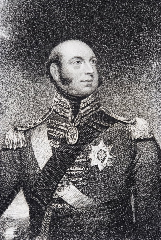 Prince Edward Augustus Duke Of Kent And Strathearn 1767 To 1820 4Th Son Of King George Iii And Father Of Queen Victoria Canvas Art - Ken Welsh Design Pics (11 x 17)