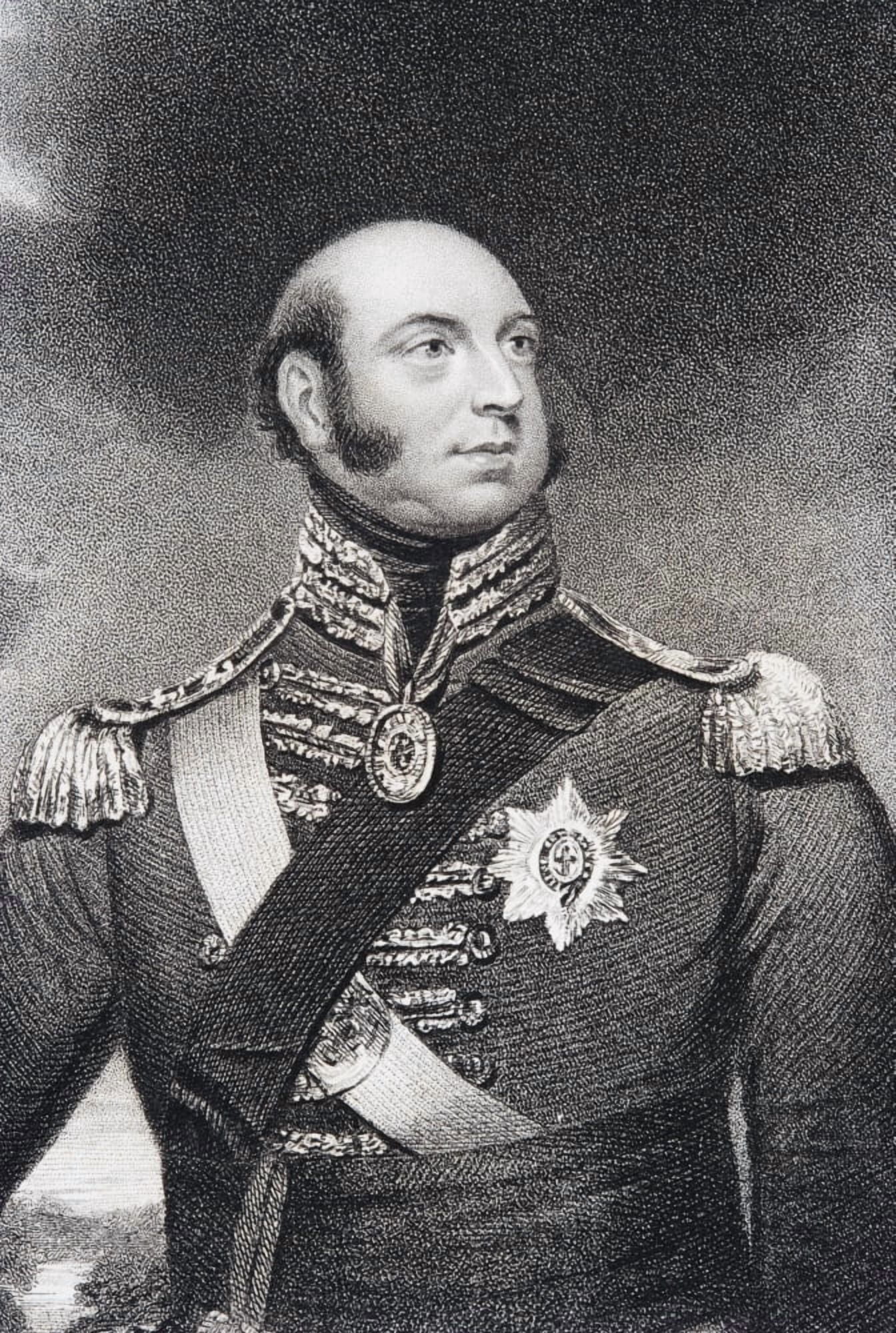Prince Edward Augustus Duke Of Kent And Strathearn 1767 To 1820 4Th Son Of King George Iii And Father Of Queen Victoria Canvas Art - Ken Welsh Design Pics (22 x 34)