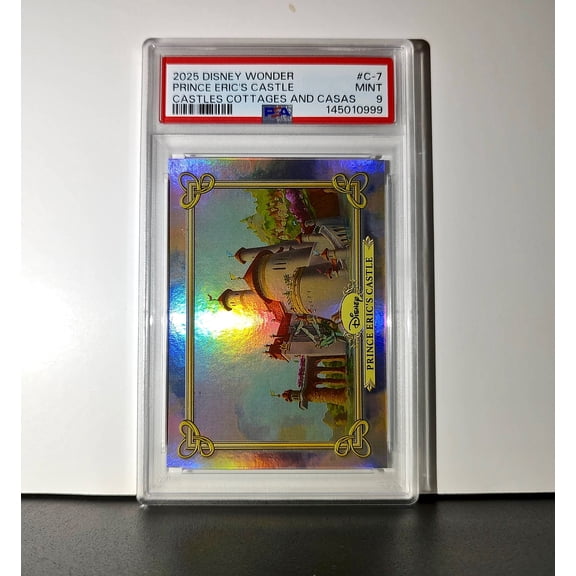 Prince Eric's Castle 2025 Topps Disney #C-7 The Little Mermaid PSA 9 Mint